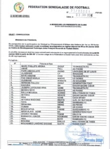 Sélection locale du Sénégal