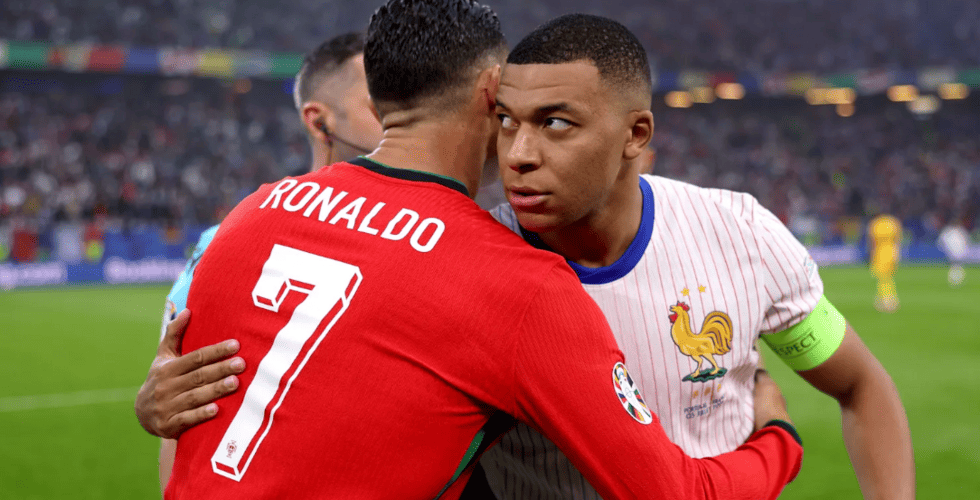 Cristiano Ronaldo et Kylian Mbappé @sports