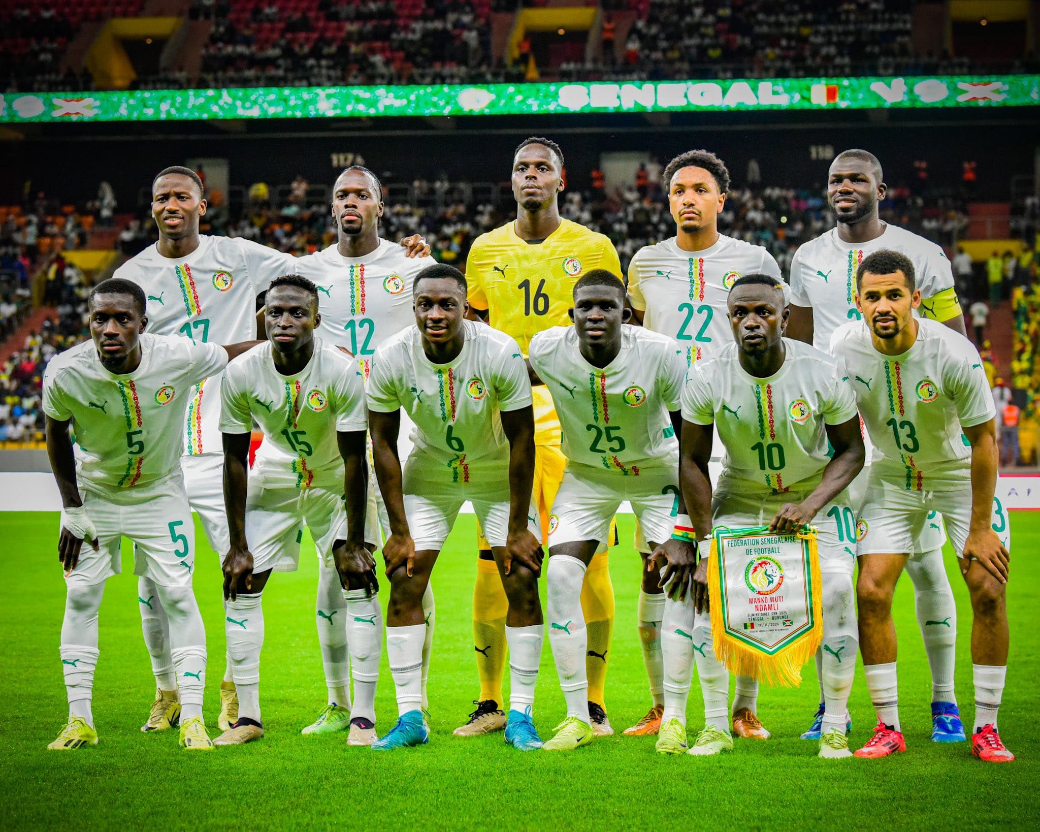 Équipe nationale du Sénégal Lions de la Téranga 2025