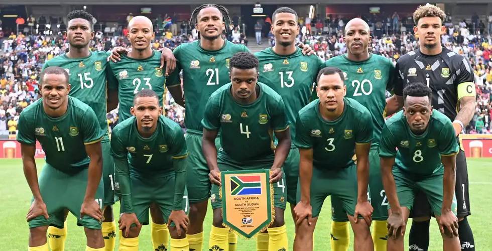 L'équipe de Bafana Bafana nommée pour les qualifications cruciales de la Coupe du Monde contre le Lesotho et le Bénin