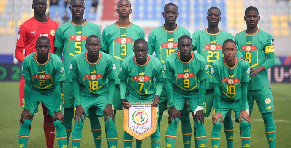 CAN U17 : Equipe nationale U17 du Sénégal / Image : @gaindeyi