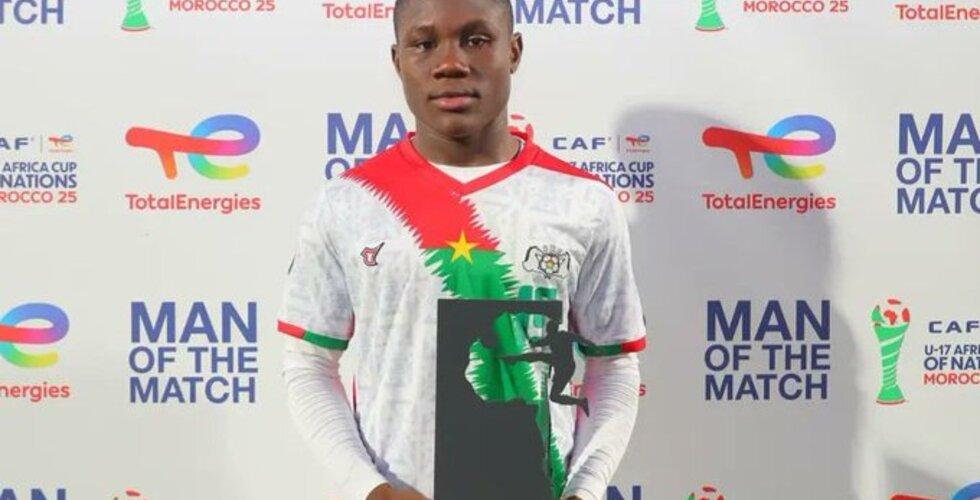 CAN U17 2025 : Achraf Lookmane Tapsoba, homme du match Burkina Faso vs Zambie en quarts de finale