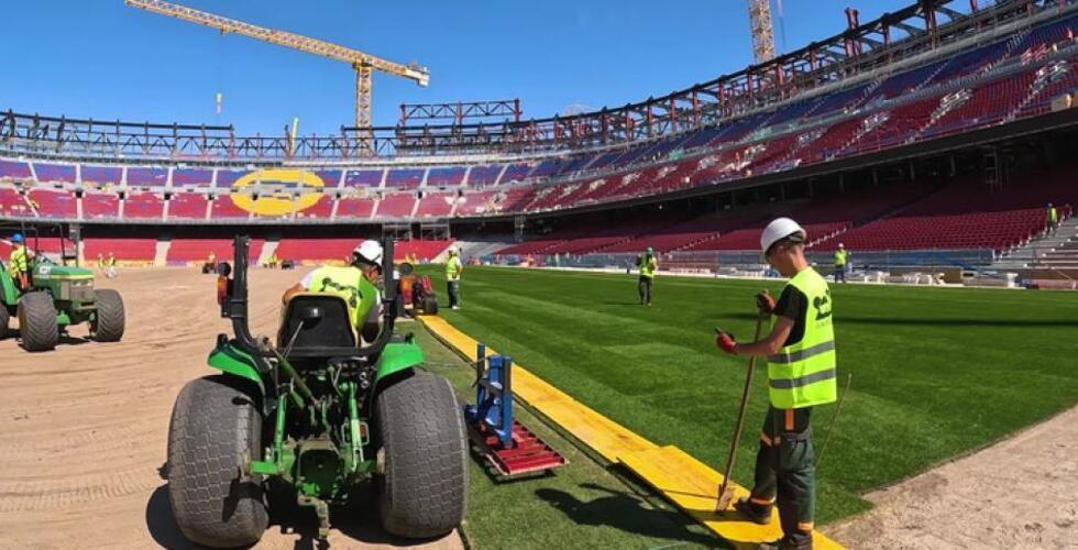 Une nouvelle robe verte pour le Spotify Camp Nou !