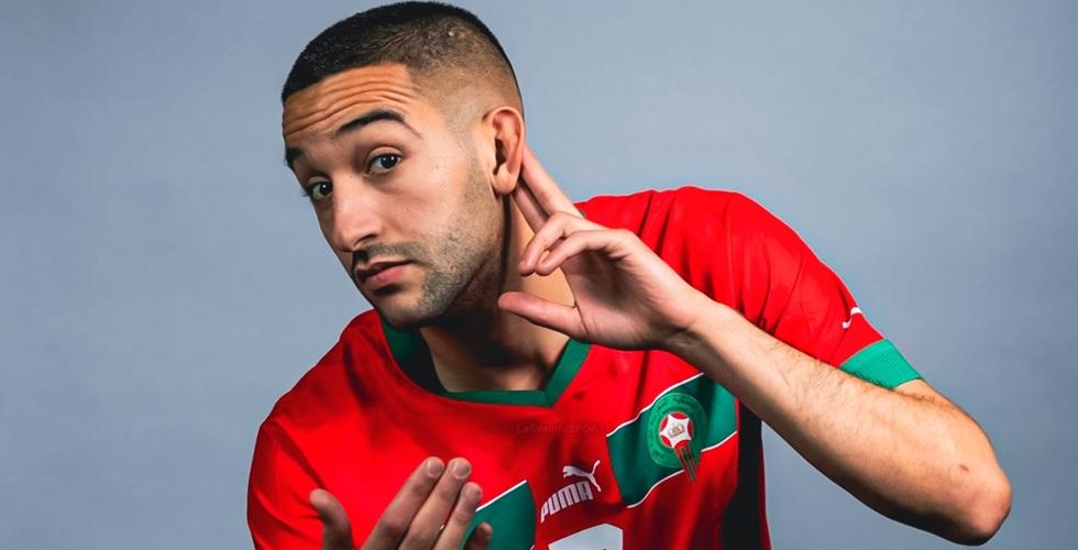 Les supporters marocains poussent pour Hakim Ziyech