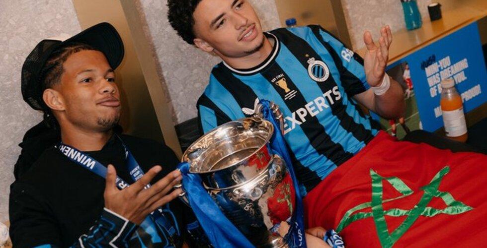 Chemsdine Talbi et Raphael Onyedika remportent la Coupe de Belgique avec le Club Brugge