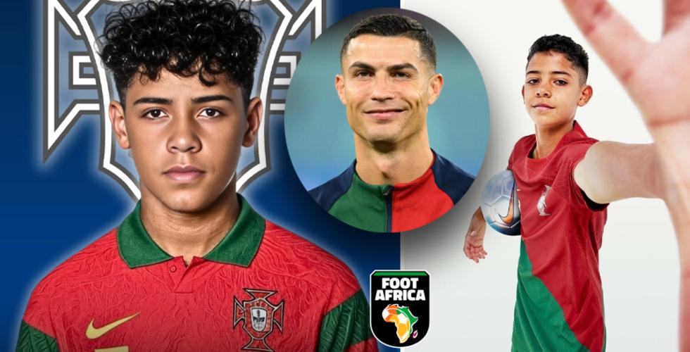 Cristiano Jr fait ses premiers pas avec le Portugal (Vidéo)