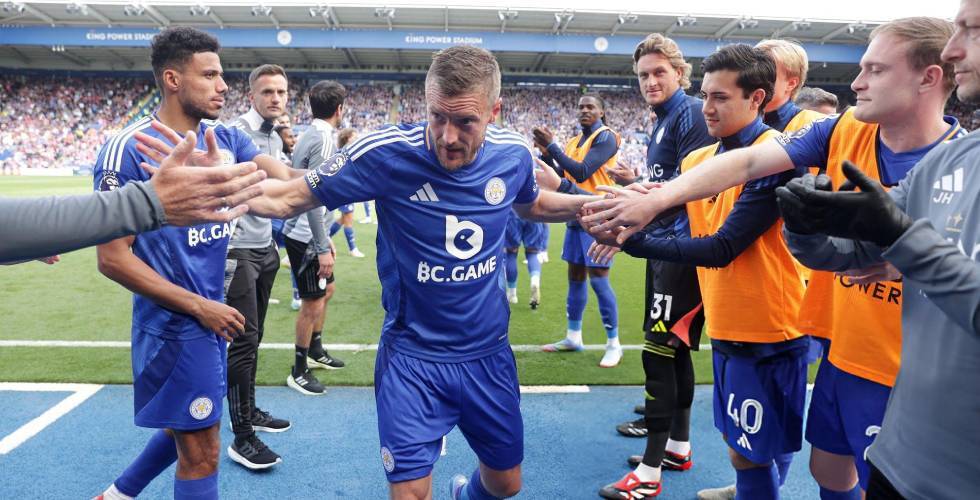Vardy fait ses adieux avec son 200e but lors de sa dernière sortie avec Leicester