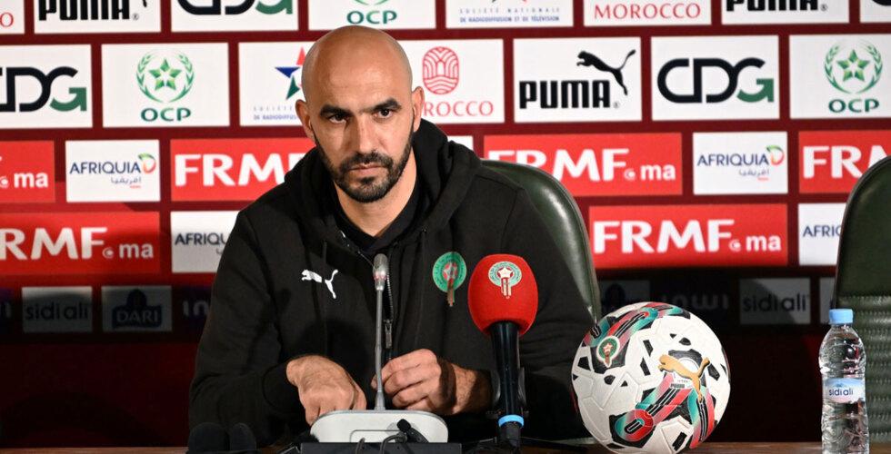 Walid Regragui va tester une nouvelle option défensive face à la Tunisie