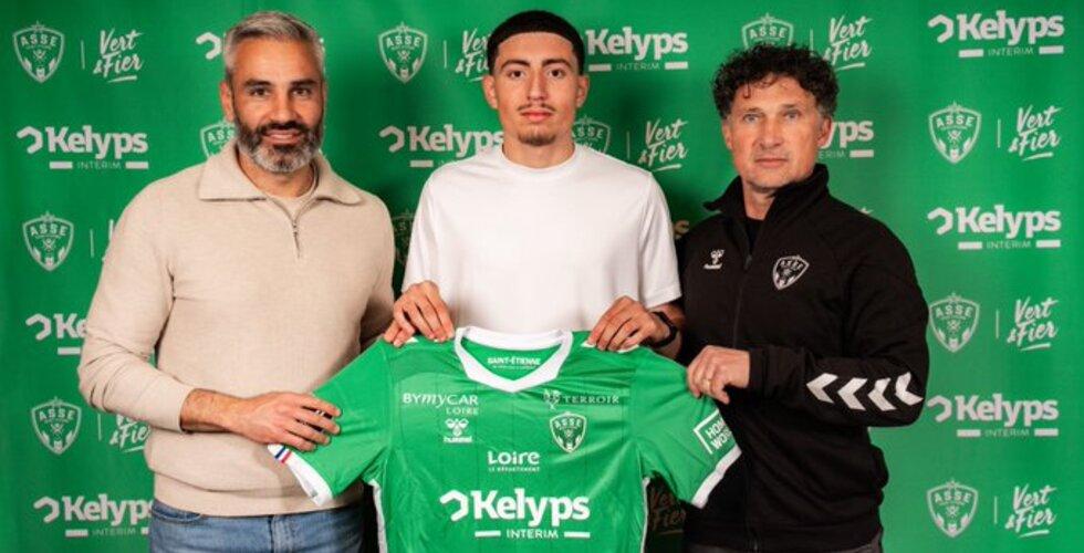Saint-Étienne : Nadir El Jamali signe pro et rêve en vert