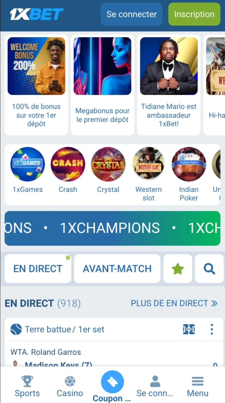 Site officiel 1xbet