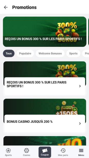 Bonus pour les joueurs d'Afropari