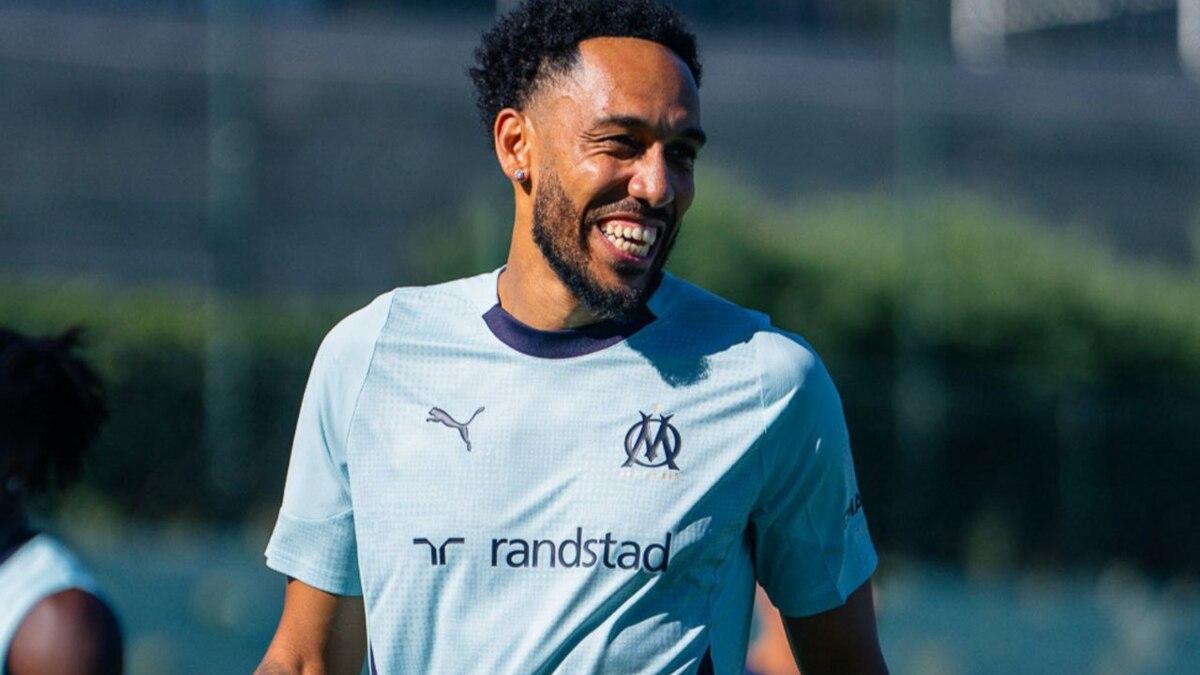 OM : Les mots forts de Aubameyang sur la concurrence à venir avec Amine Gouiri