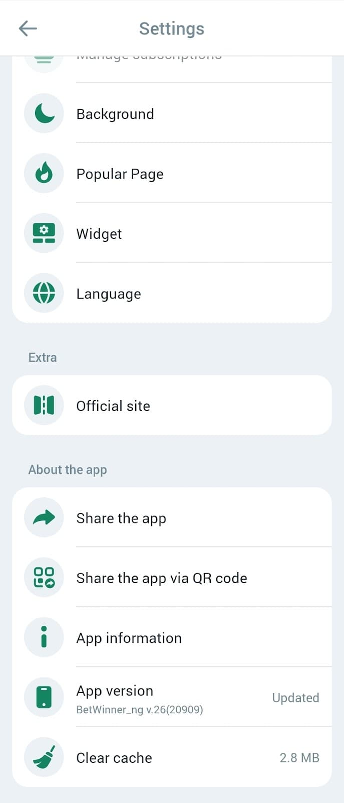 Interfaz del sitio web de BetWinner mostrando mercados de apuestas deportivas