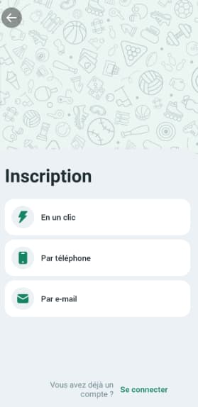Comment s'inscrire à Betwinner