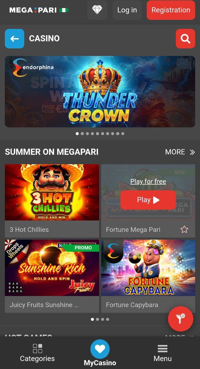 Megapari app