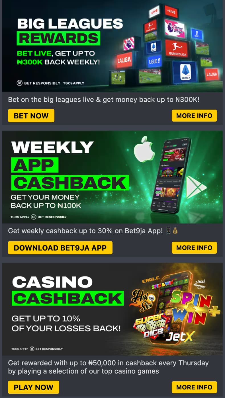 Bonuses for players