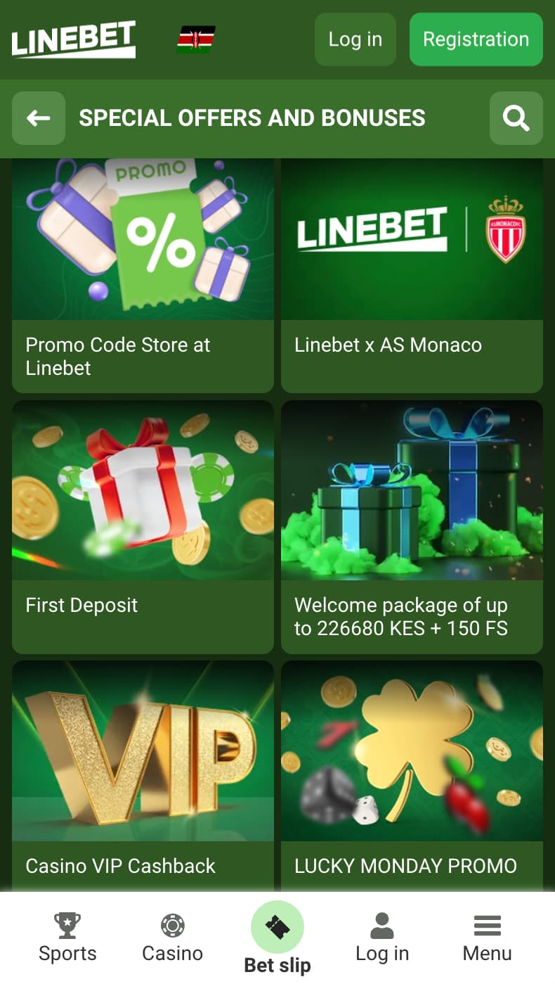 Linebet bonus
