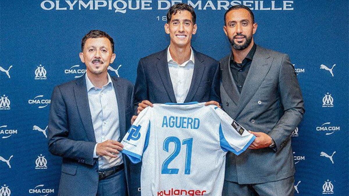OLYMPIQUE DE MARSEILLE Set Bambino (Maglia + Pantaloncini) - OM 2022/23 - Ufficiale - Poliestere - Ragazzo