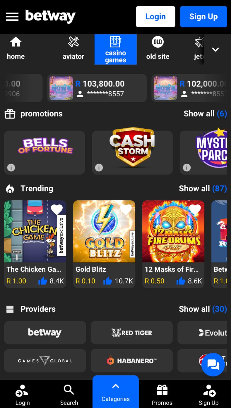 Betway casino