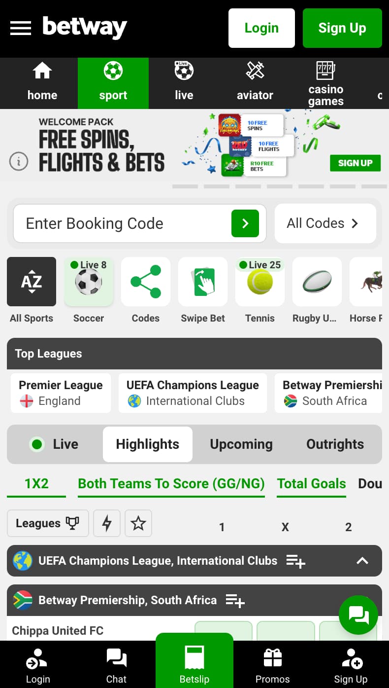 Betway sports betting