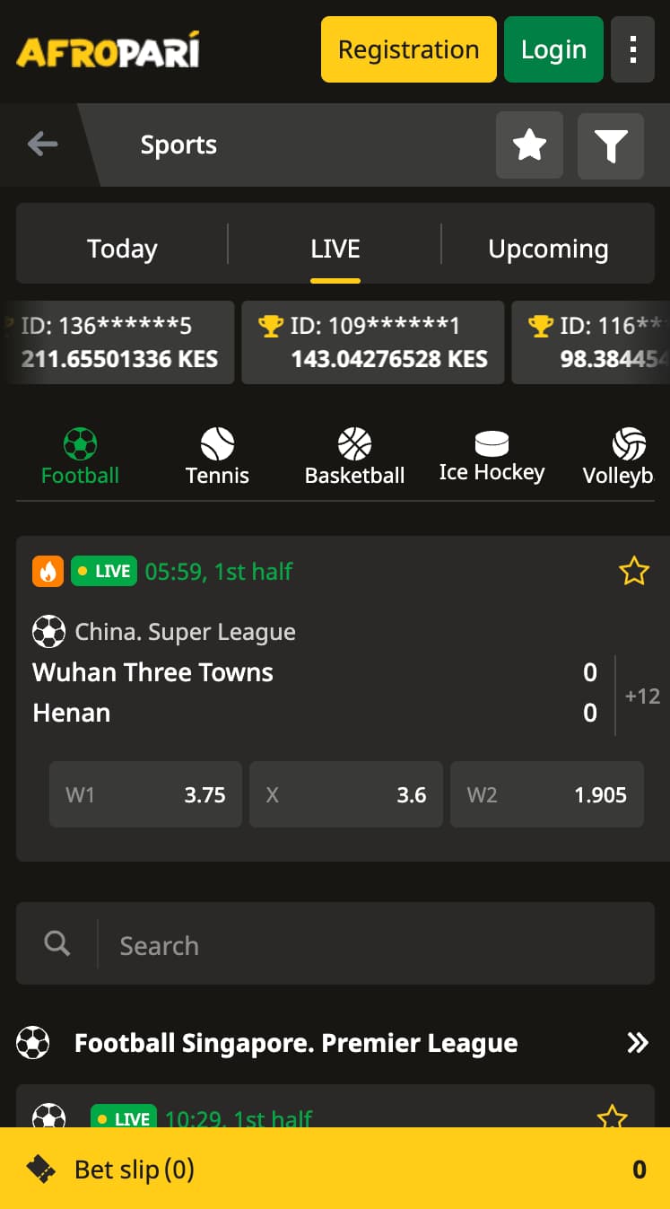 Afropari sports betting