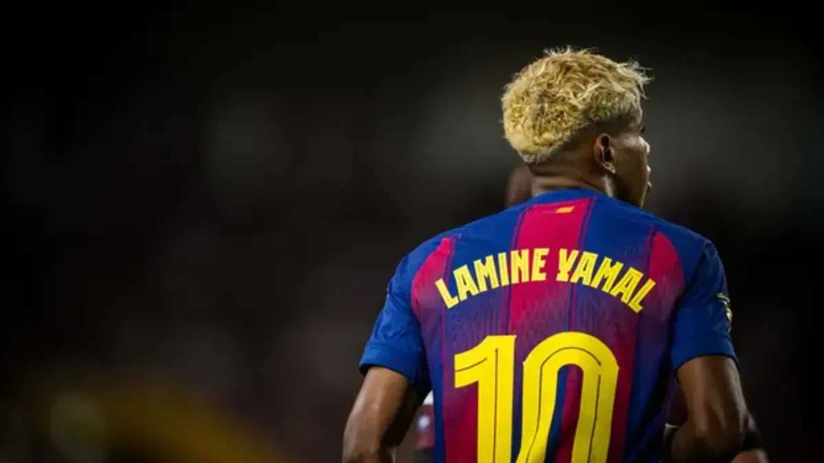 Maillot du FC Barcelone 2025 signé par Lamine Yamal | LCS