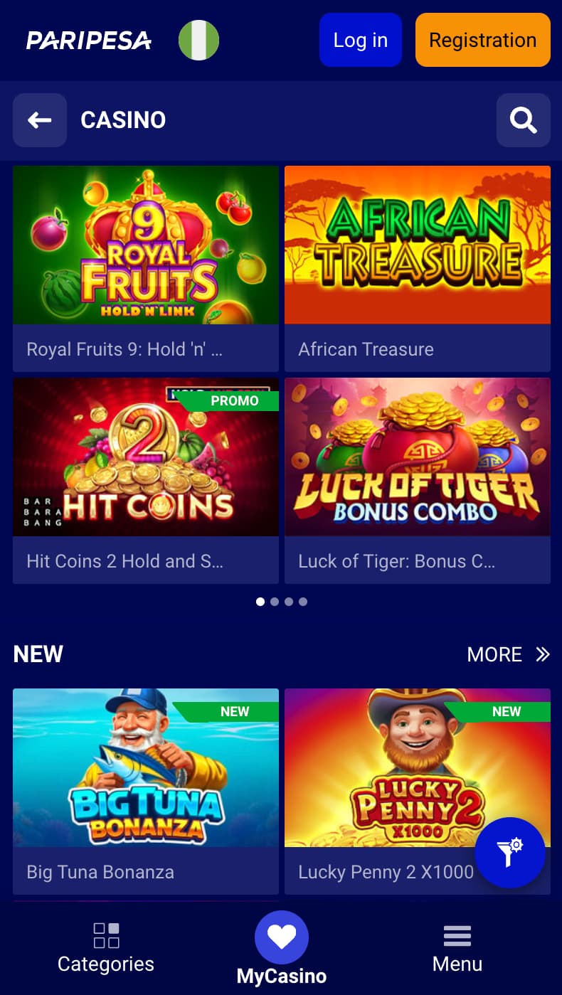 Paripesa casino