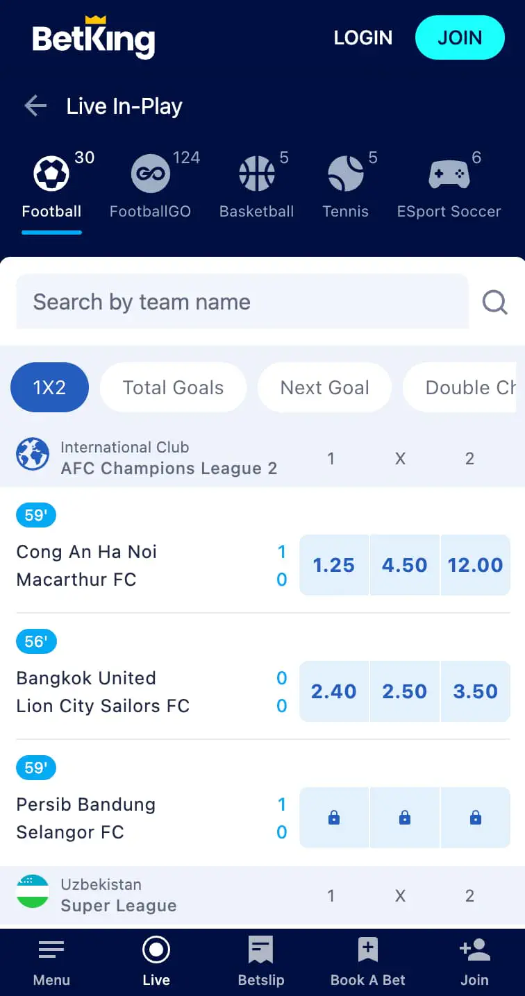 BetKing sport betting