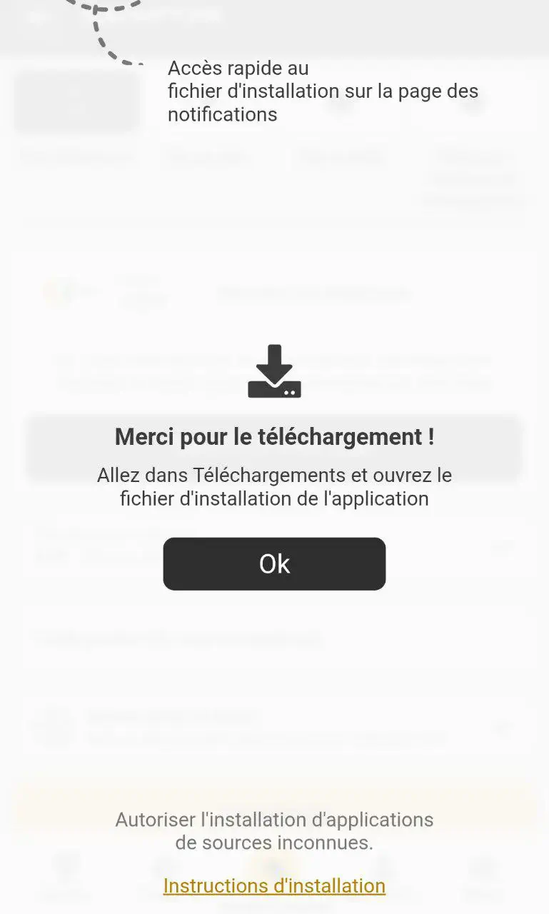 Télécharger l'application sur iOS
