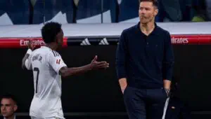 Real Madrid: Xabi Alonso responds to Vinicius Jr's apology