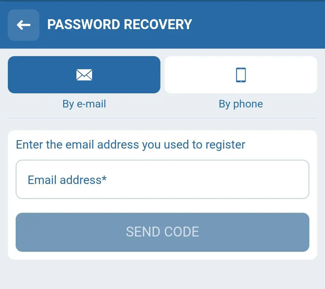 How to recover your password