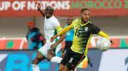 (Regardez) Nigeria vs Ouganda : Paul Onuachu donne l'avantage 1–0 aux Super Eagles à la mi-temps dans le groupe C de la CAN 2025