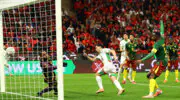 (Vidéo) Maroc 1-0 Cameroun à la mi-temps : un but de Brahim Díaz offre un avantage crucial aux hôtes en quart de finale de la CAN 2025