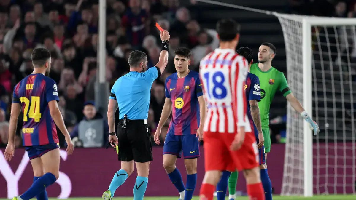 UEFA Champions League / FC Barcelona 0 – 2 Atlético de Madrid: Henry weighs  in on Cubarsí's red card - Foot Africa