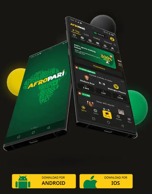 L'application mobile Afropari