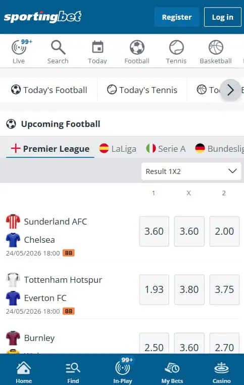 Sportingbet for mobile