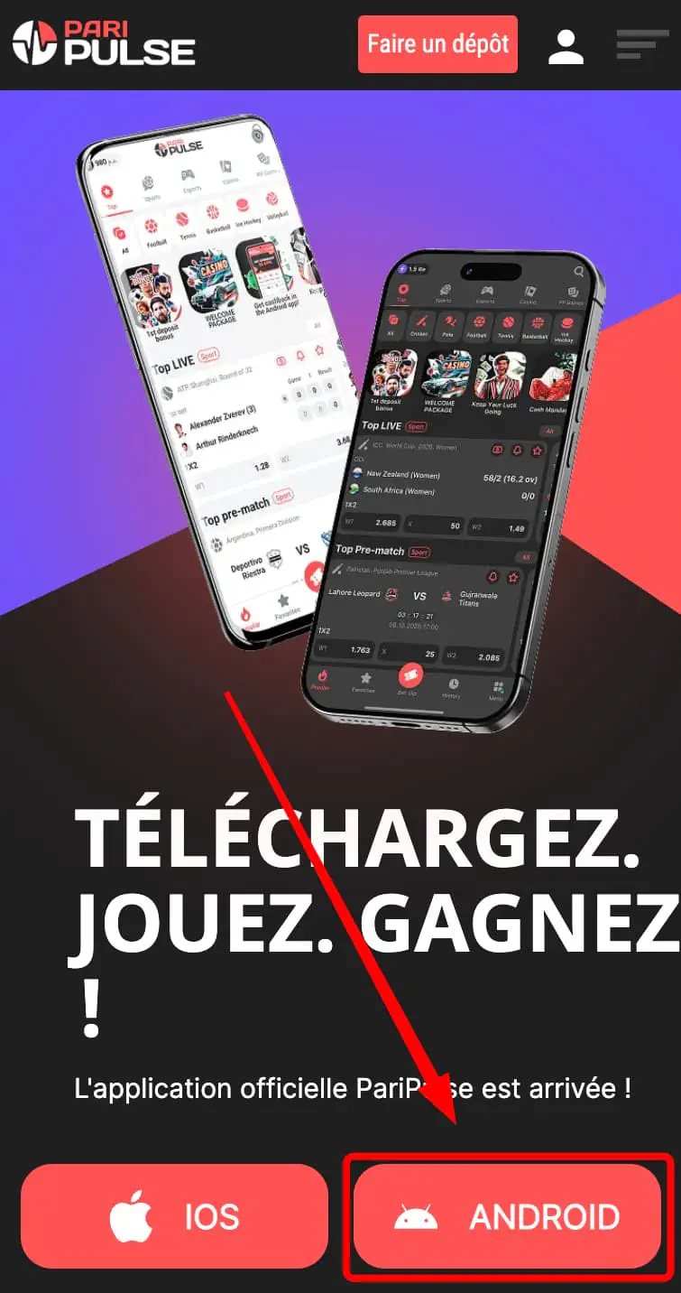 télécharger PariPulse APK