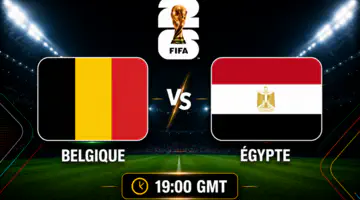 World Cup 2026: follow Belgium vs Egypt live on Foot Africa!