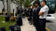 World Cup 2026: security dogs search Uruguay squad (video)