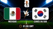 Mondial 2026 : suivez Mexique - Corée du Sud en direct live sur Foot Africa !