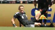 The secret World Cup elixir: Bizarre sideline cure rescues Referee Felix Zwayer following painful World Cup cramp