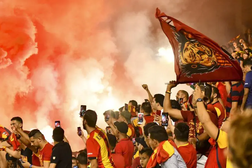 Les supporters sang et or