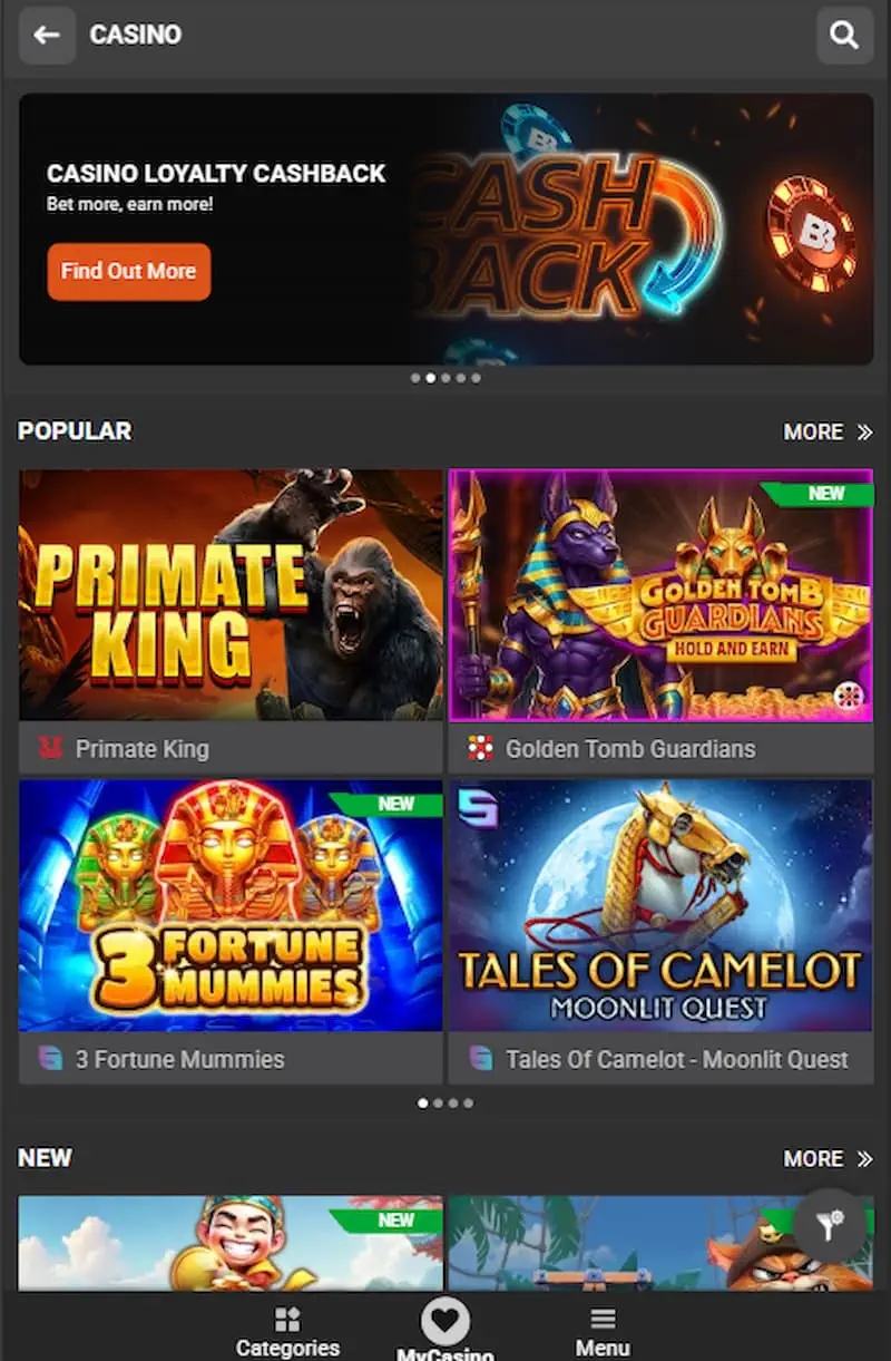 Casino games