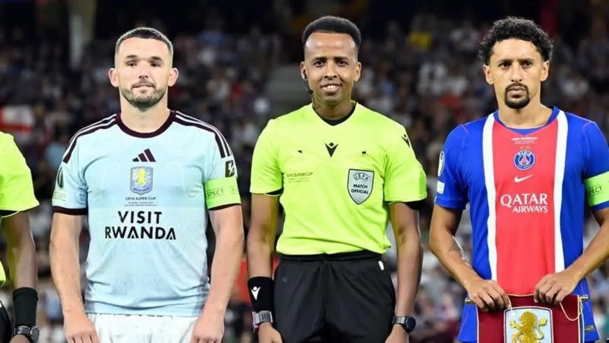 Omar Artan thanks UEFA after his historic Super Cup debut