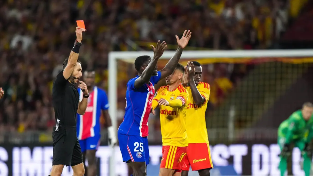 Ligue 1: Nuno Mendes suspended for three matches after red card