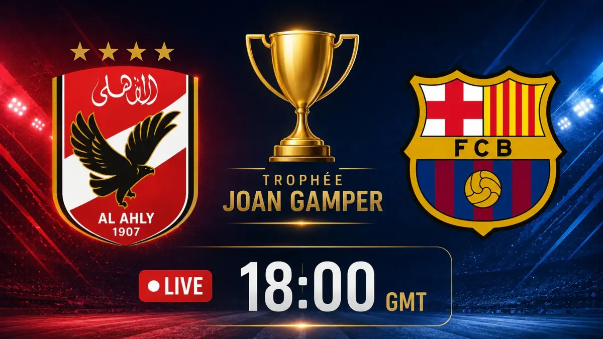 بث مباشر.. لـ مباراة الاهلي وبرشلونة في كأس خوان جامبر والقنوات الناقلة