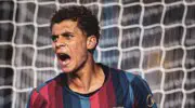 FC Barcelone : Hamza Abdelkarim marque des points aux yeux de Hansi Flick