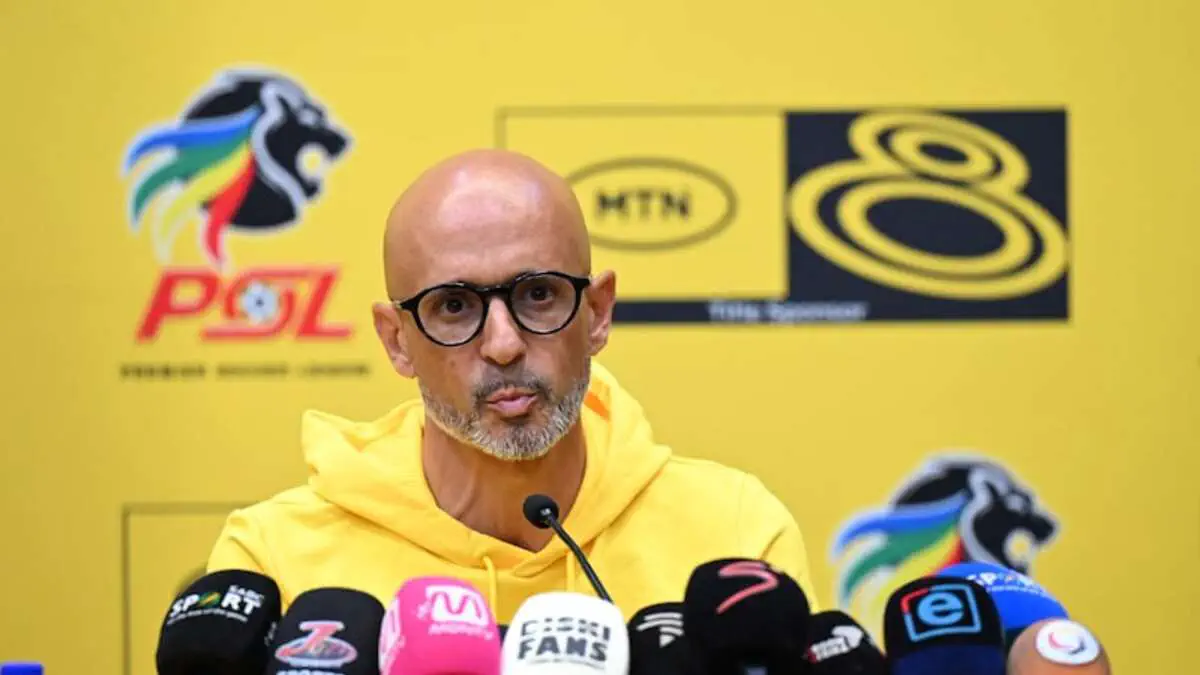 Miguel Cardoso addresses Sundowns MTN8 woes ahead of Golden Arrow clash 