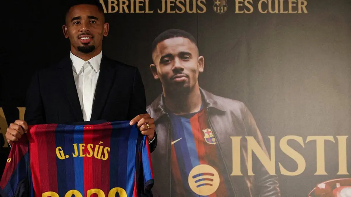 FC Barcelone : Gabriel Jesus inscrit dans les dernières minutes du mercato