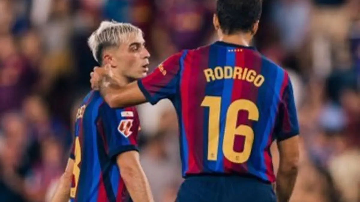 Pedri talks about his first minutes with Rodri!